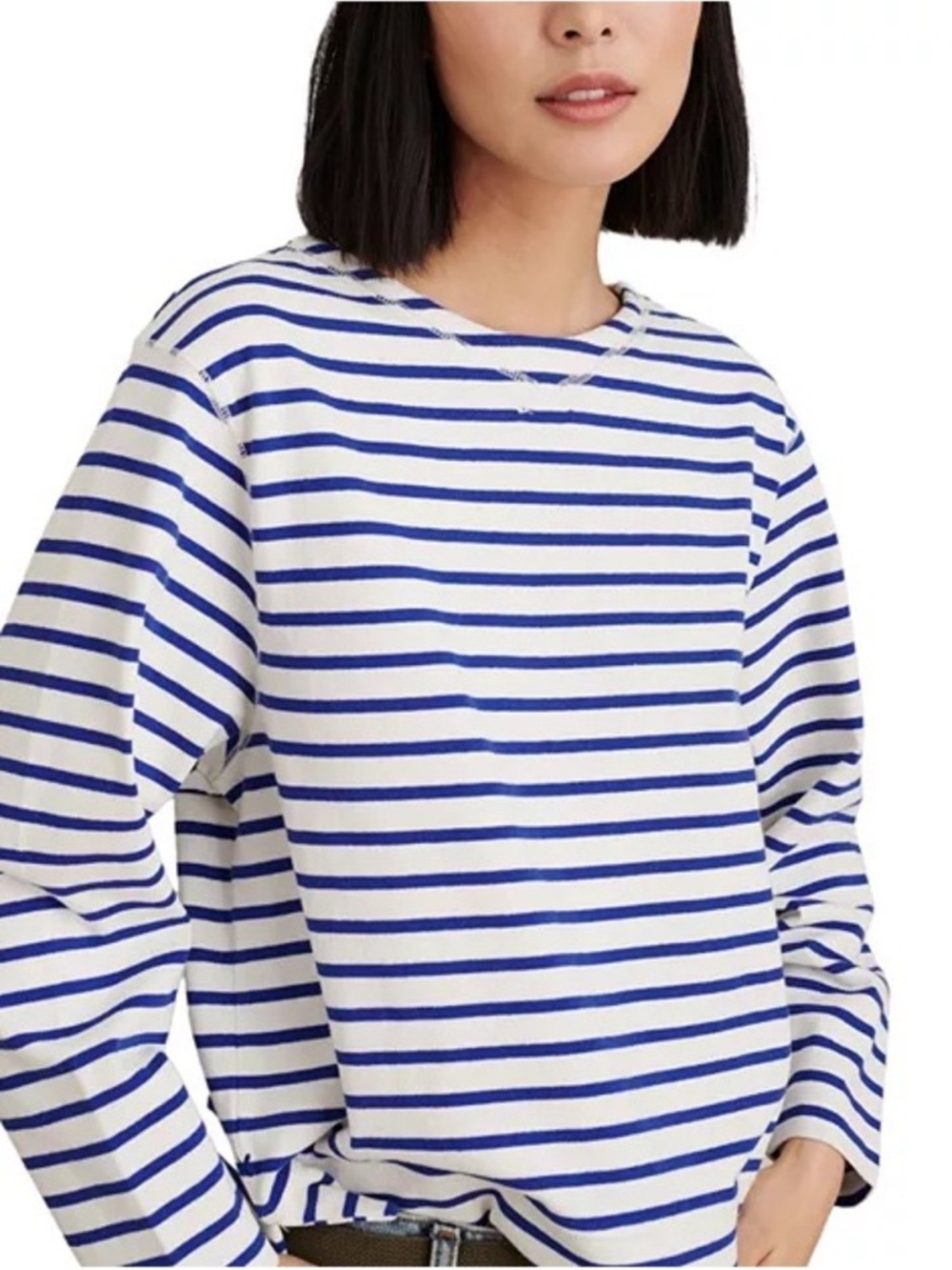 Alex Mill Lakeside Cotton Striped Long-Sleeve Tee